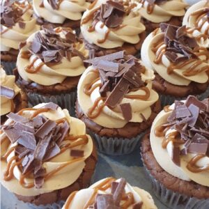 Chocolade Caramel Cupcake